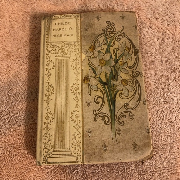 Vintage 1899 Childe Harold’s Pilgrimage by Lord Byron Original Copyright RARE